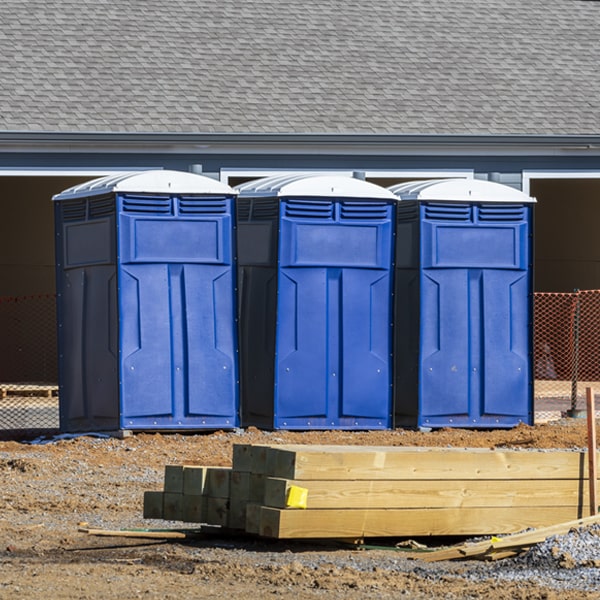 how can i report damages or issues with the portable restrooms during my rental period in Henderson Harbor NY